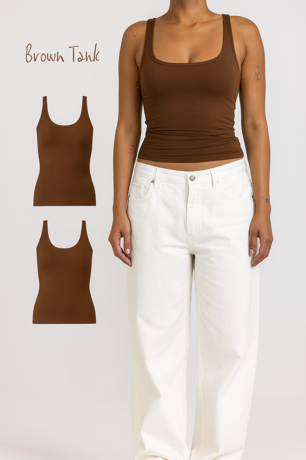 Chocolate Brown Tank