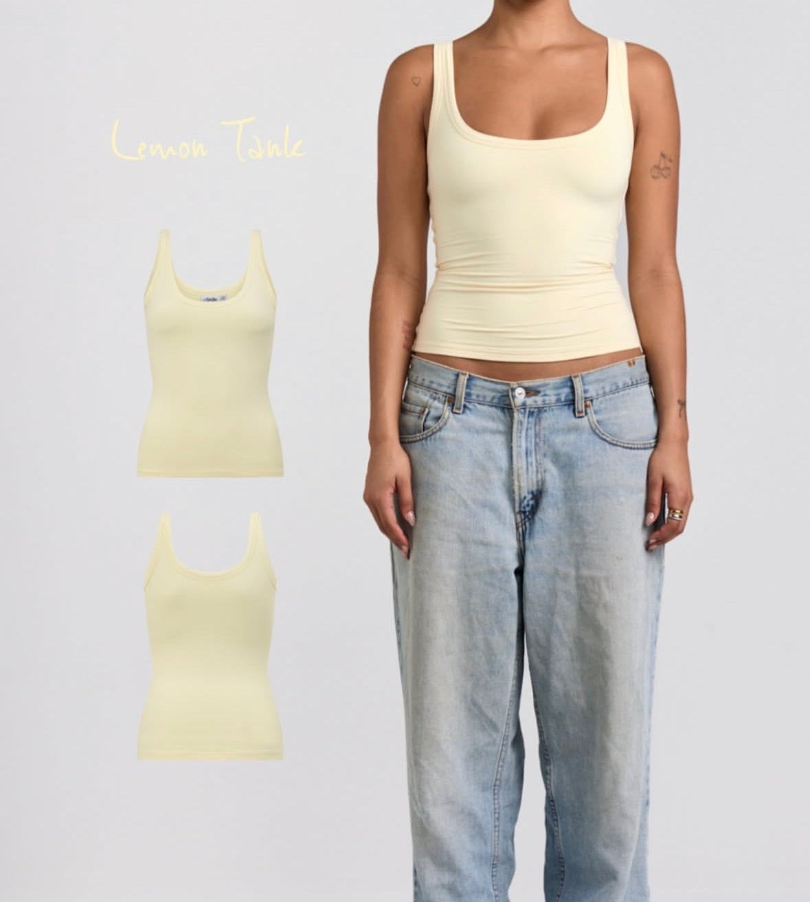 Butter Yellow Tank